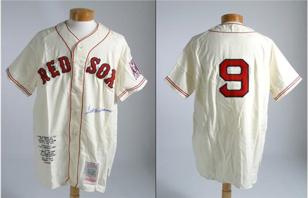 - Ted Williams Signed Limited Edition Stat Shirt