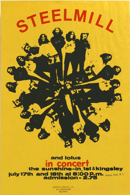 - Steel Mill 1970 Sunshine Inn Concert Poster