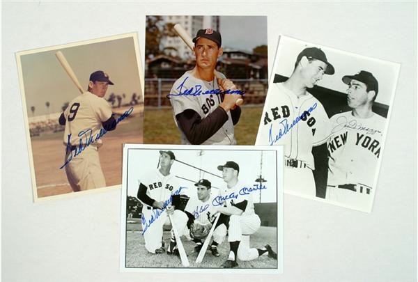 - Ted Williams Signed Photograph Collection (9)