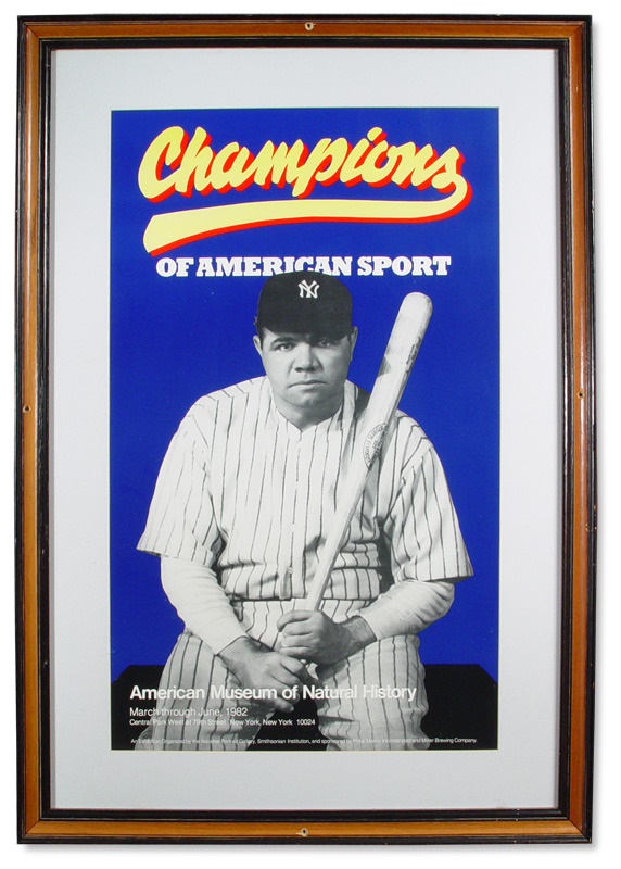 - Babe Ruth "Champions of American Sports' Poster