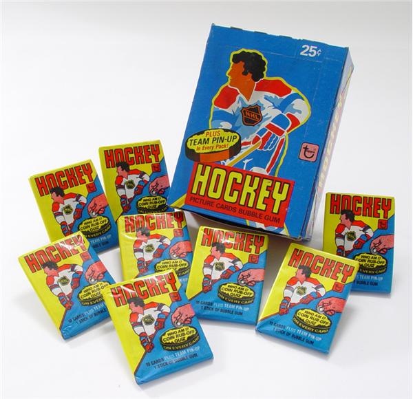 - 1980/81 Topps Hockey Wax Box