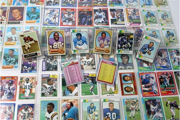 - 1960's- 1990's Minnesota Vikings Football Cards