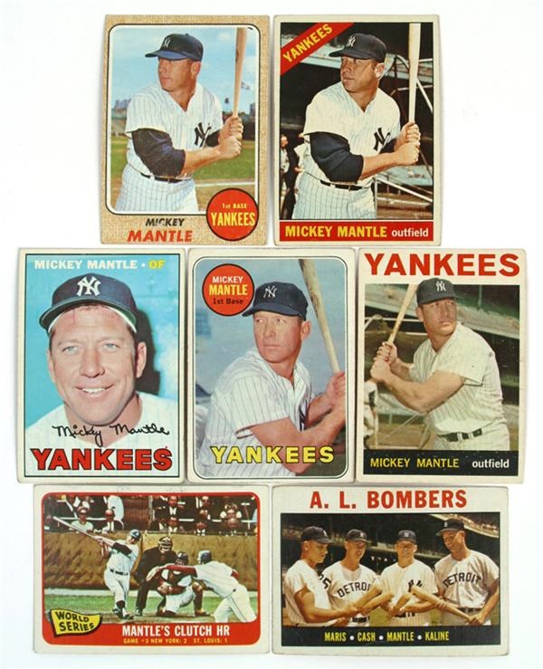 - Mickey Mantle 1960's Topps Collection (7)