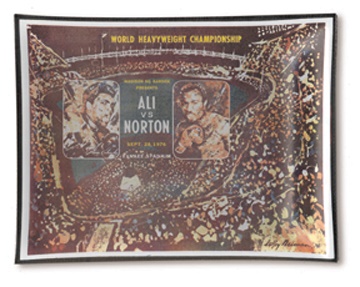 Muhammad Ali & Boxing - Ali vs. Norton Promotional Ashtray