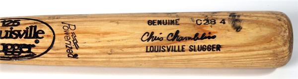 - 1980-83 Chris Chambliss Game Used Bat (35")