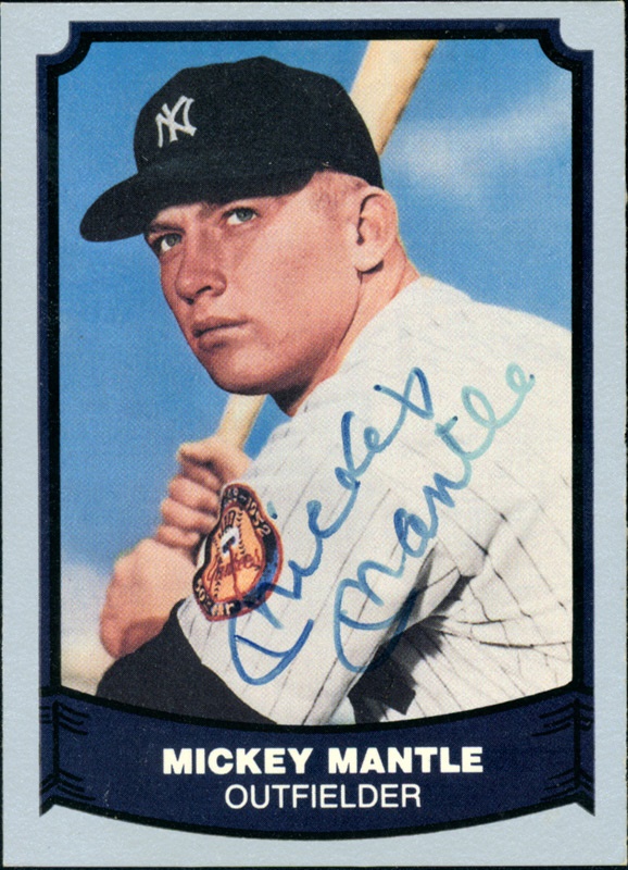 - Mickey Mantle Autographed Trading Card