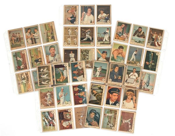 - 1959 Fleer Ted Williams Complete Set of 80 with "Ted Signs" Card