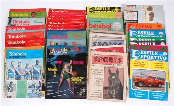 - Lot of Puerto Rican Sports Publications (39)