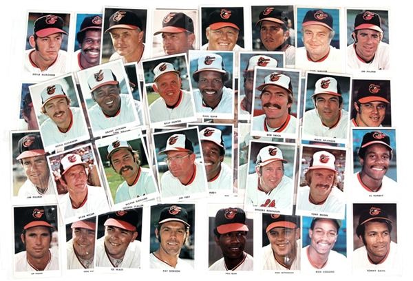 - 1970 Baltimore Orioles Team Issue Color Photos (50)