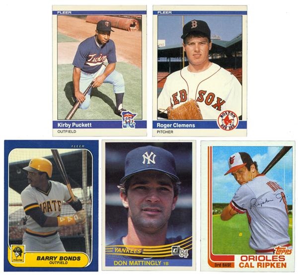 - Collection of 1980's and 1990's Superstar Rookie Cards (25+)