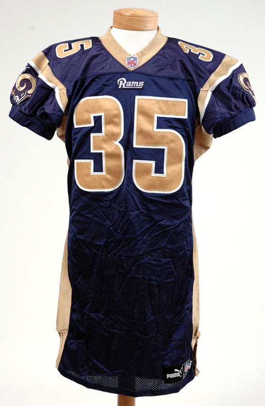 - 2001 St. Louis Rams Aeneas Williams Game Used Jersey