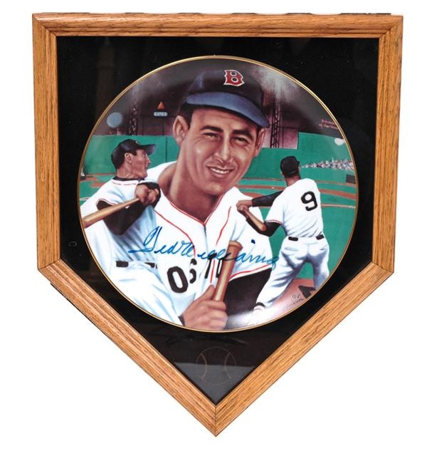- Ted Williams Signed Plate (10")