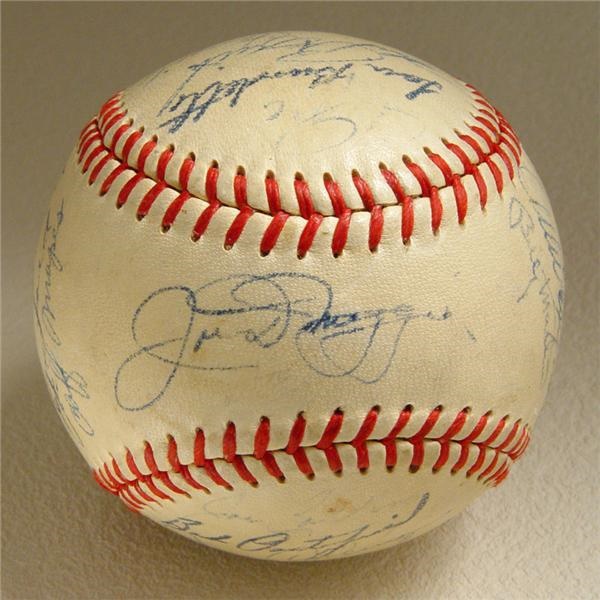 - 1950 New York Yankees Team Signed Baseball