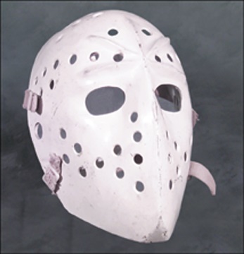 - 1970's Paul Hoganson's WHA Game Worn Goalie Mask