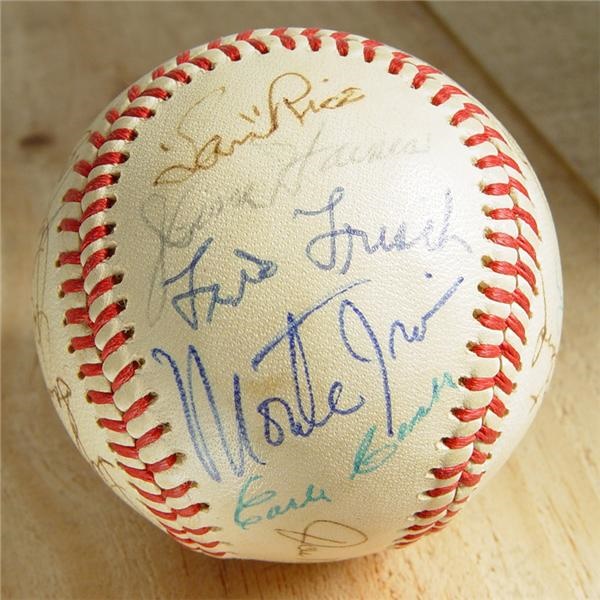 - 1970's Hall of Fame Signed Baseball