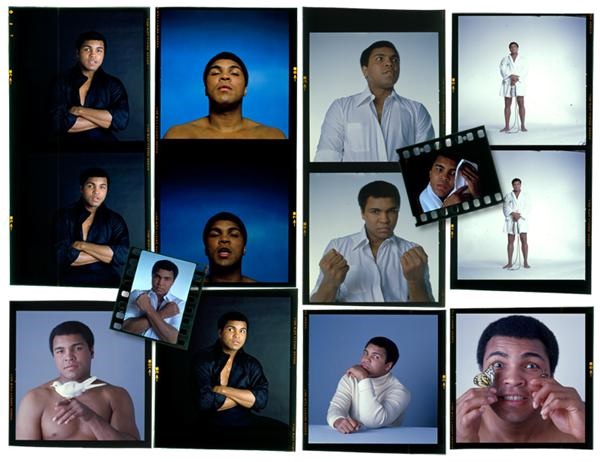 - Twelve Muhammad Ali Full Color Original Negatives (Chromes)