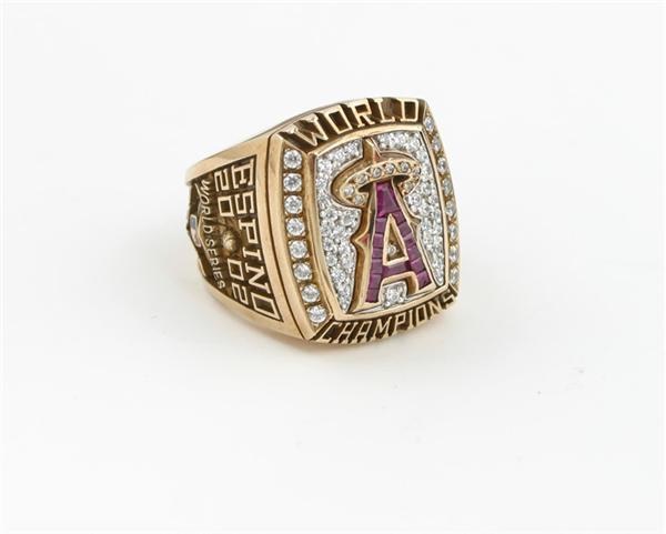 - 2002 Juan Espino California Angels World Series Championship Ring