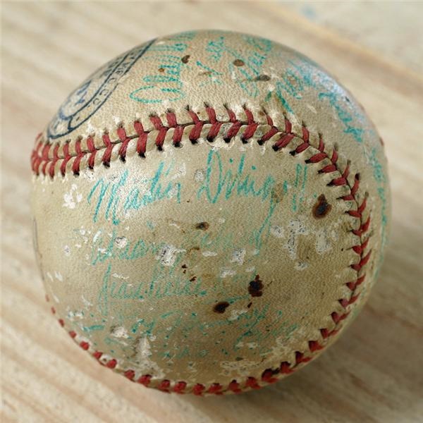 - 1946-47 Cienfuegos Team Signed Baseball with Martin Dihigo