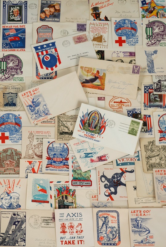 - 3000+  WWII Anti-Axis Patriotic First Day Covers & Envelopes