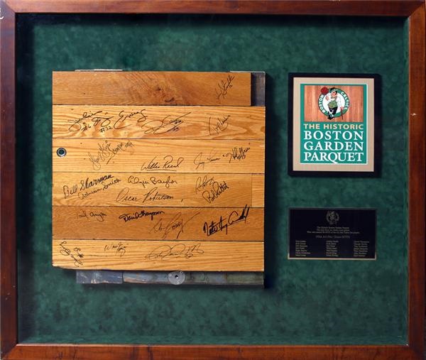 - Framed Parquet Autographed by NBA All-Star Game MVPs
