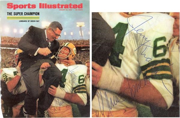 Vince Lombardi Sports Illustrated Signed Cover