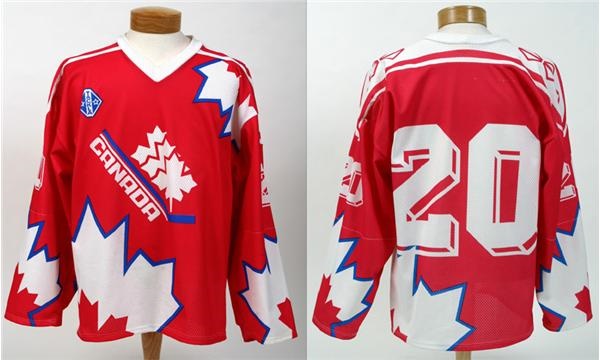 - 1990 Hot Pink Women's Canada Cup Game Worn Jersey