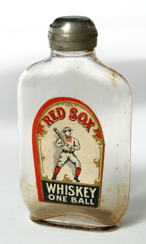 - Circa 1910 Boston Red Sox Whiskey Bottle