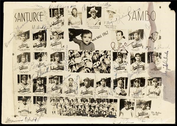 - 1947 Santurce Signed Photograph