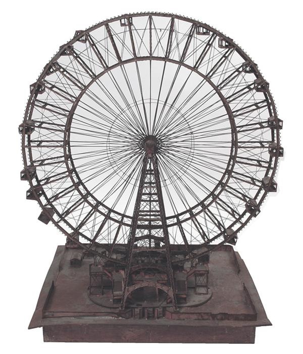 - 1893 Chicago World's Fair Ferris Wheel Life Sized Model