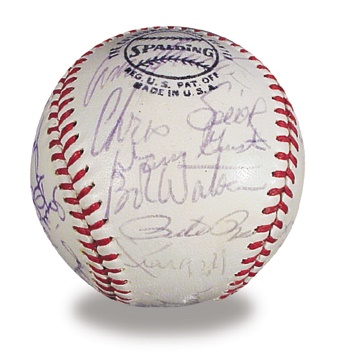 - 1973 National League All-Star Team Signed Baseball