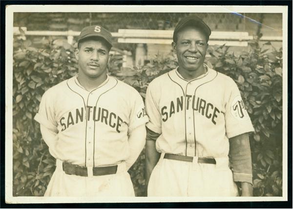 - Roy Campanella and Terris McDuffie Santurce 1944-45 Photo