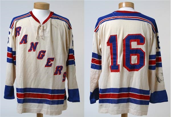 New York Rangers - Rod Seiling 1964 New York Rangers Game Worn Rookie Jersey