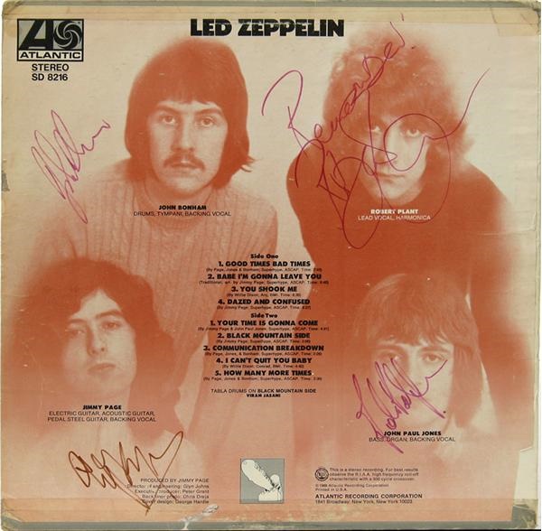 - Led Zeppelin Signed Album