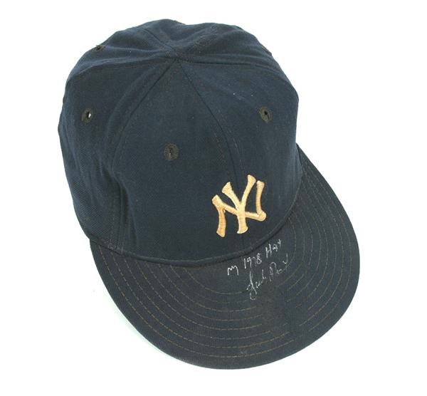 - 1978 Bucky Dent Game Worn Yankees Cap