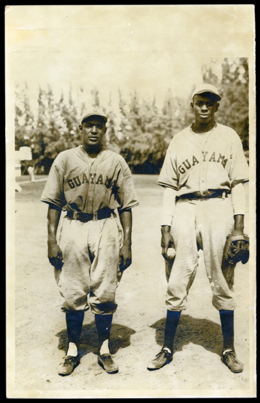 - The Great Satchel Paige with His Favorite Catcher Bill Perkins Vintage Photograph