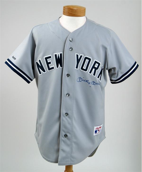 - Mickey Mantle Autographed Yankees Jersey
