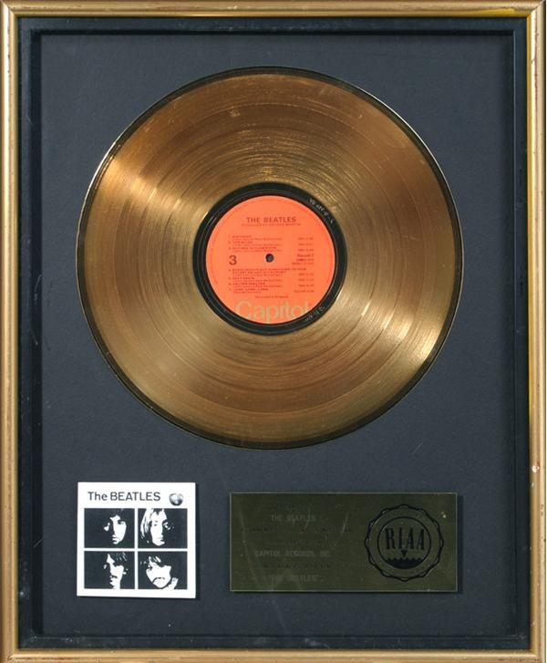 - "The Beatles" Gold Record