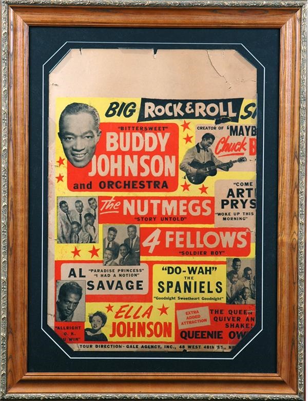 - Rare "Big Rock & Roll Show" Early Poster