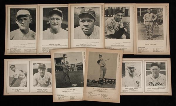 - 1946-49 Near Complete Set (111/113) of W603 Sports Exchange Cards