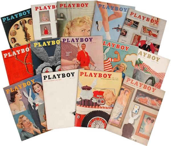 - Large Collection of Playboy Magazines 1957-1980 (358)