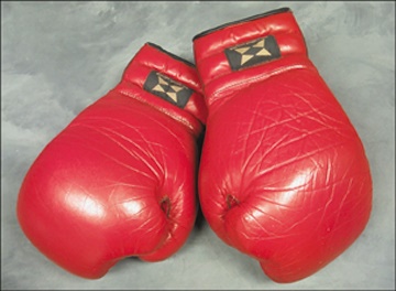 Muhammad Ali & Boxing - 1990's Mike Tyson Worn Gloves