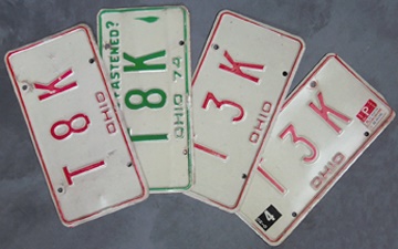 Ted Kluszewski License Plate Collection (4)