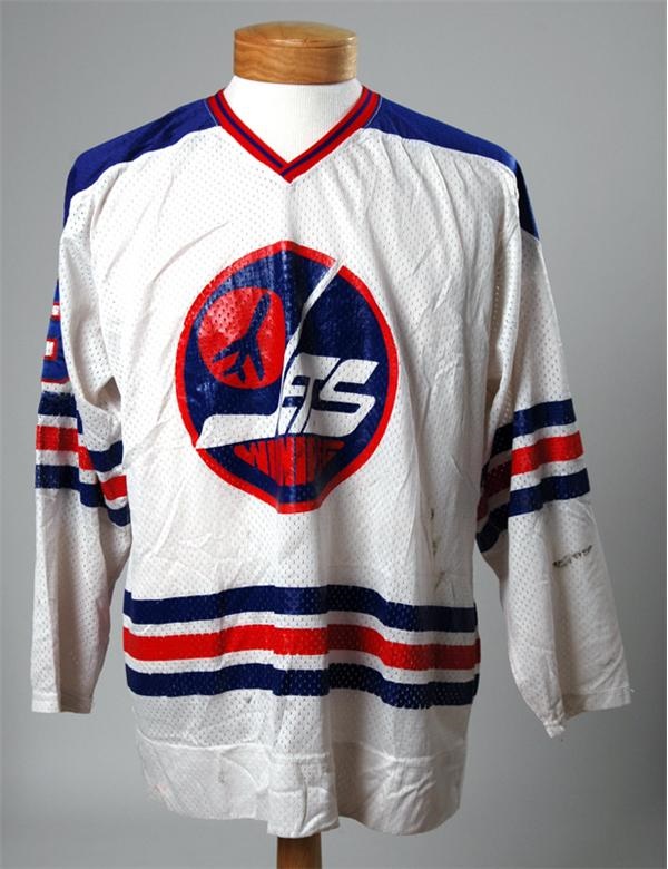 - 1978 Bobby Hull WHA Winnipeg Jets Game Worn Jersey