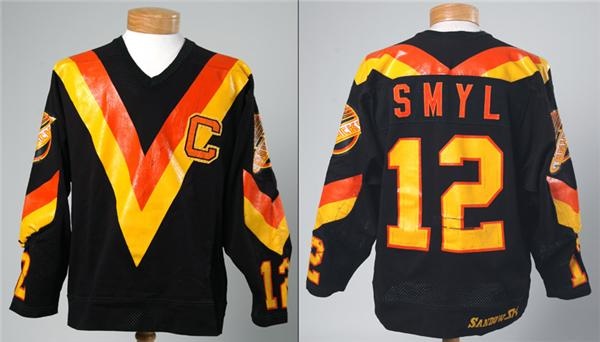- 1981-82 Stan Smyl Vancouver Canucks Game Worn Jersey