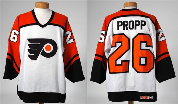 - 1987 Brian Propp Philadelphia Flyers Game Worn Jersey