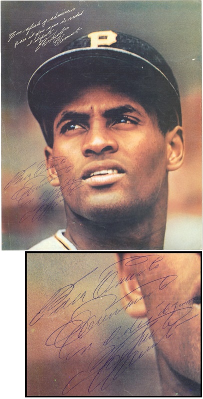 - Roberto Clemente Signed Photo