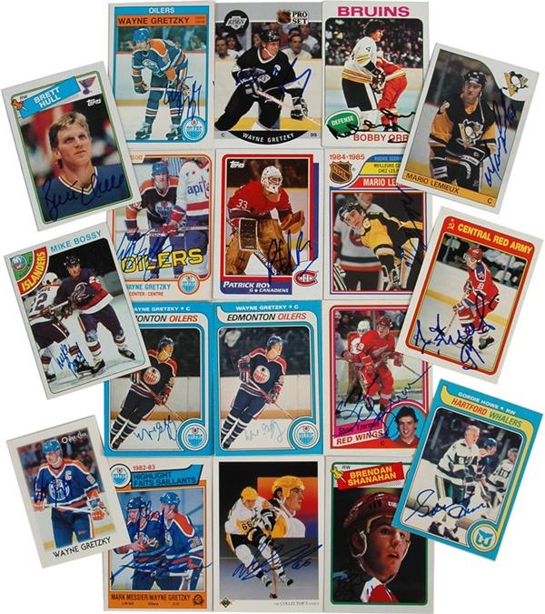 - Incredible Signed Hockey Card Collection