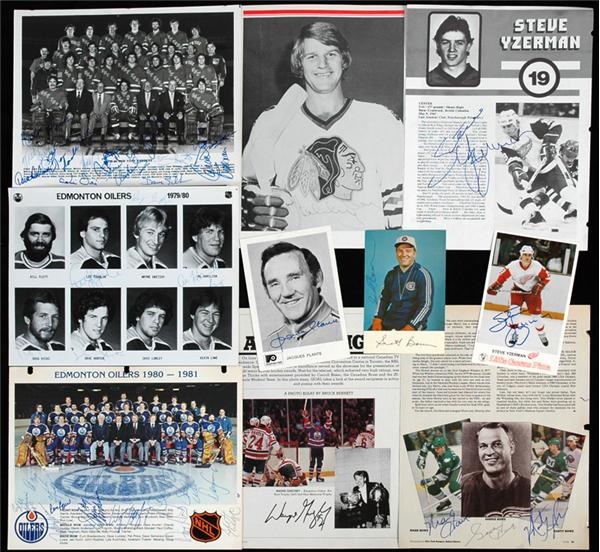 - Gigantic Hockey Autograph Collection (approx. 3000)