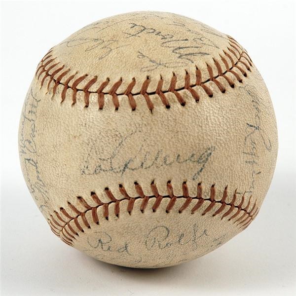 - Vintage Autographed Baseball Collection (15) with 3 Yankee Team Balls