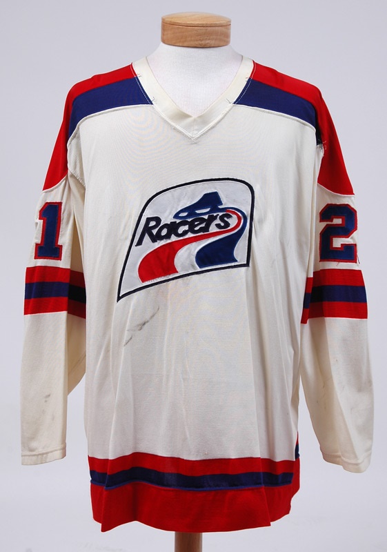 - Gary MacGregor WHA Indianapolis Racers Game Worn Jersey